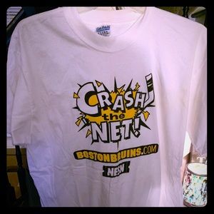 Rare NESN Boston Bruins “Crash the Net” tee shirt
